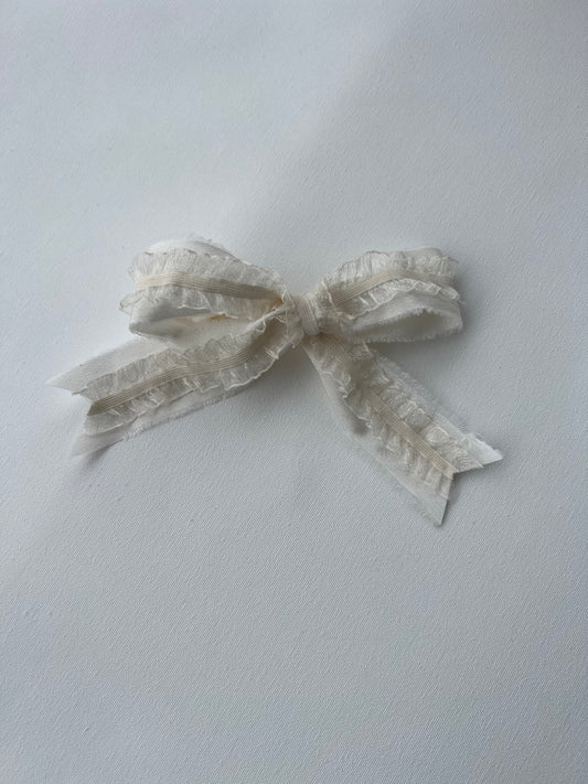 Ruffle some feathers - cream